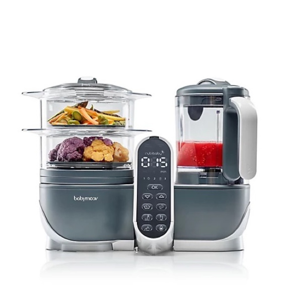 Babymoov 6-in-1 duo meal prep in grey